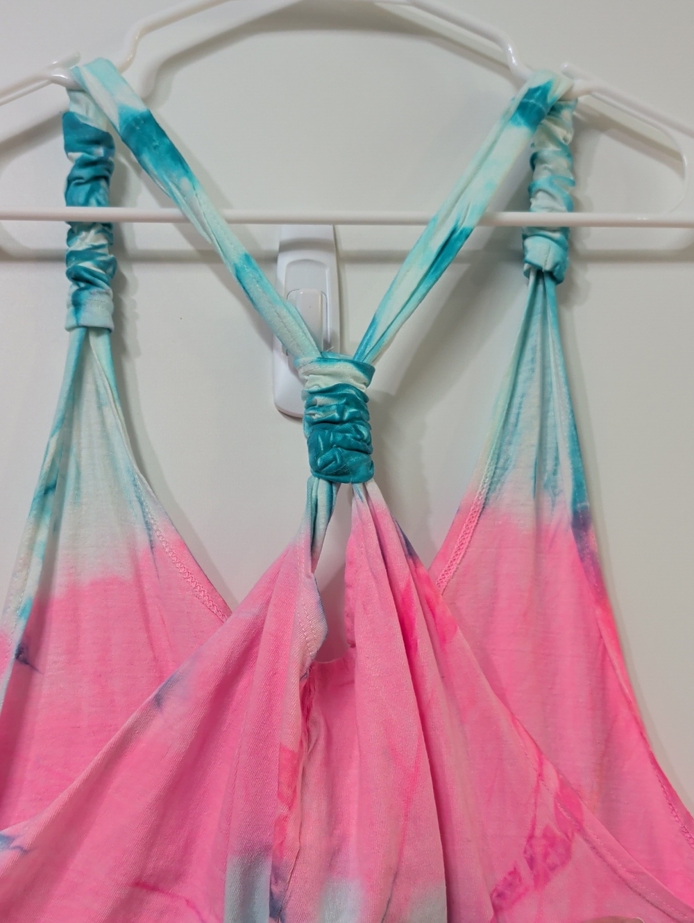 Tie Dye Life Pink & Blue Tie-Dye Romper Size Small NWOT - Picture 6 of 6